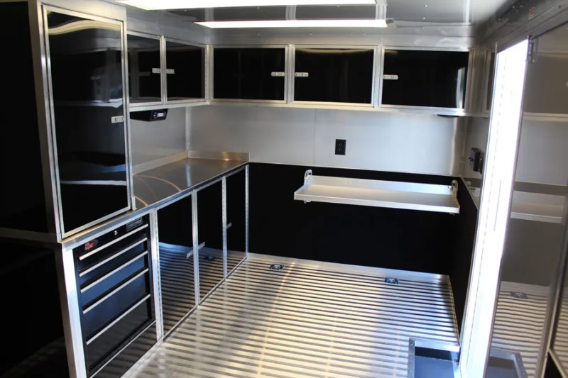 Bravo ICON Stacker Race Hauler Interior