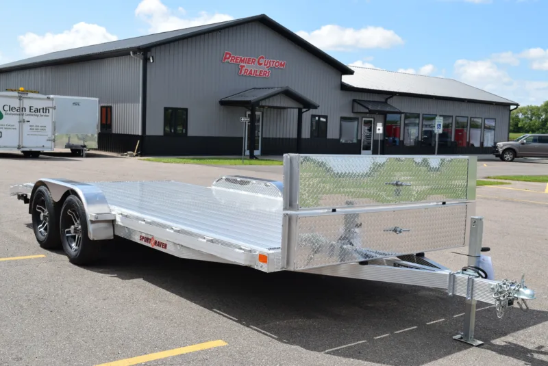 Sport Haven Aluminum Open Car Hauler with Deluxe Deck